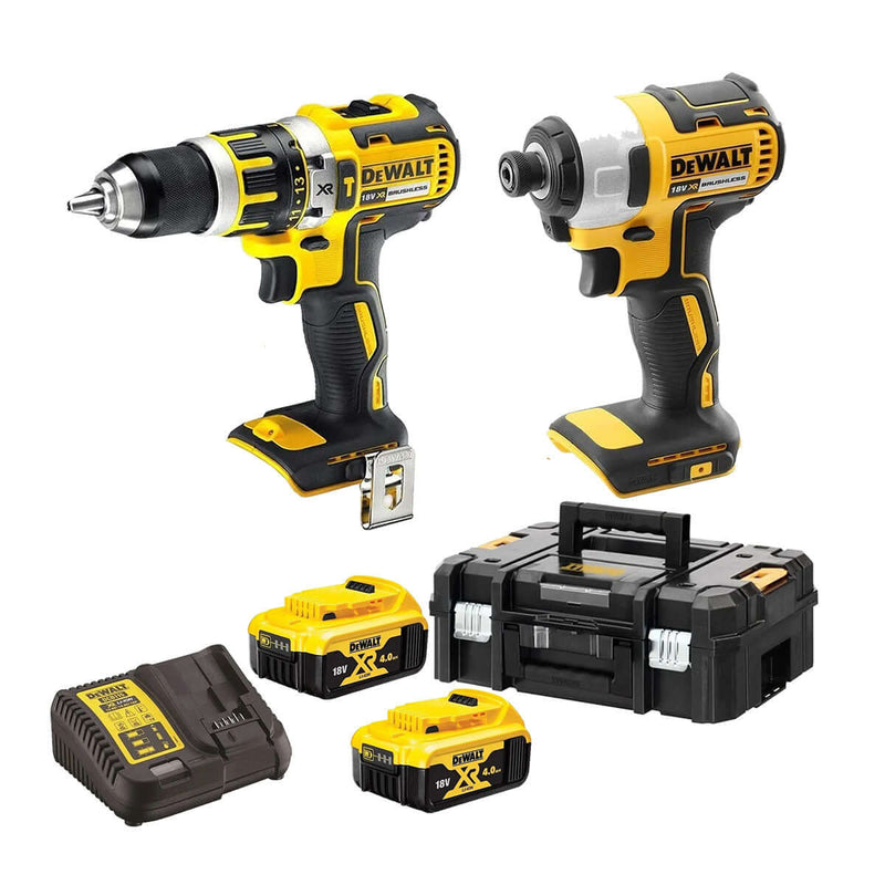 DeWalt  18V 4.0Ah XR Brushless 2 Pieces Kit DCK2066M2T-XE