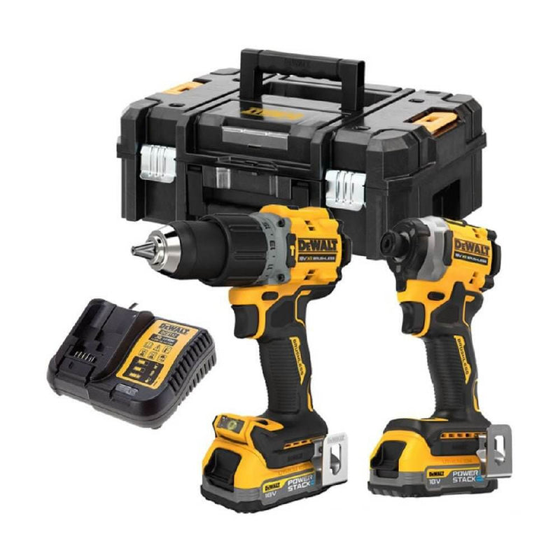 DeWalt 18V Li-ion XR Brushless PowerStack Combo Kit DCK2050E2T-XE