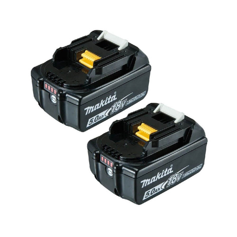 Makita 18V 5.0Ah LXT Battery Twin Pack Kit 191c123