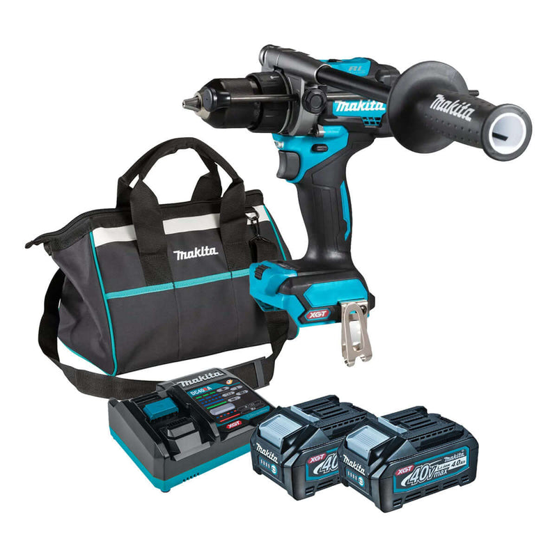 Makita 40V MAX XGT Brushless Hammer Drill Driver Kit HP001GM201