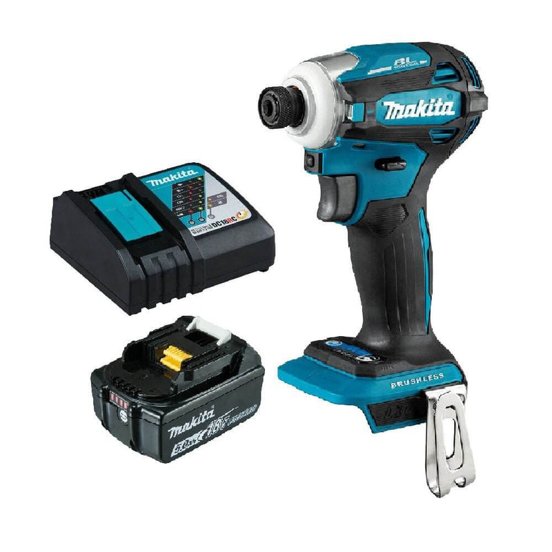 Makita 18V Li-Ion Brushless Impact Driver 5.0ah Battery Combo kit DTD172RG