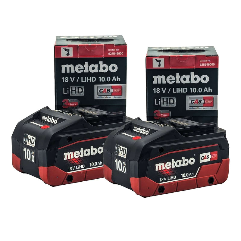 Metabo 18V 10.0Ah LiHD Twin Battery Pack AU32102100 - KIT