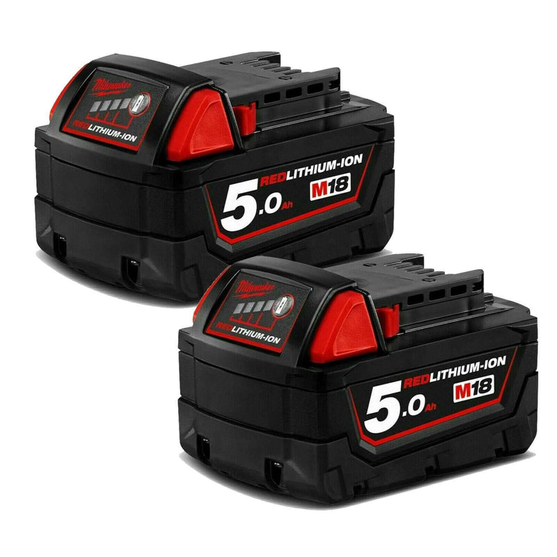 Milwaukee 18V Cordless 5.0ah Battery Combo Set M18B5