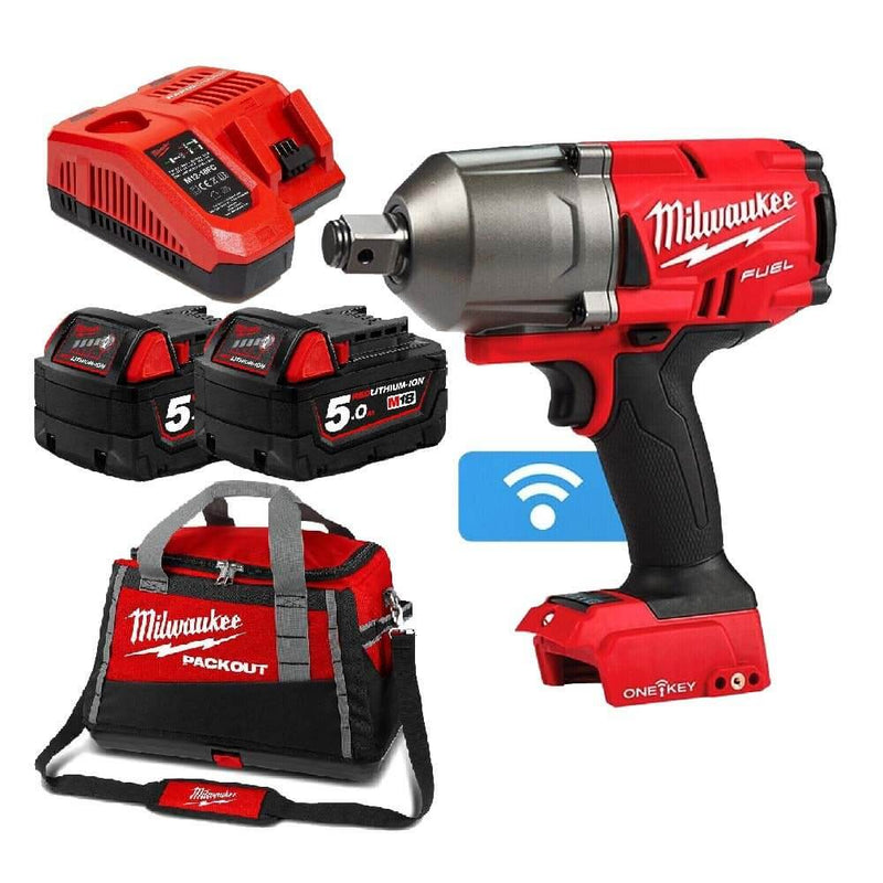 Milwaukee 18V ONE-KEY Impact Wrench 3/4 High Torque Kit M18ONEFHIWF34502C